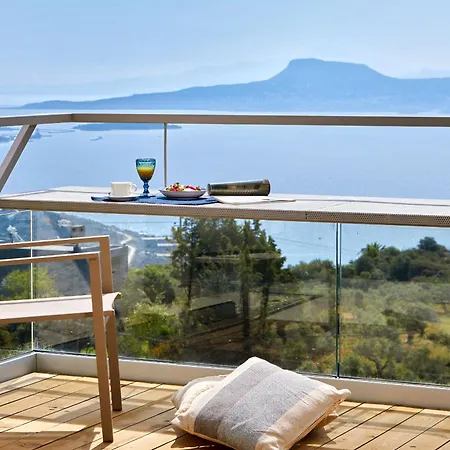 New Luxury Olives & Thyme Retreat, Seaview With 2 Heated Pools * La Canea