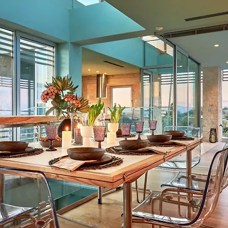 New Luxury Olives & Thyme Retreat, Seaview With 2 Heated Pools Villa
