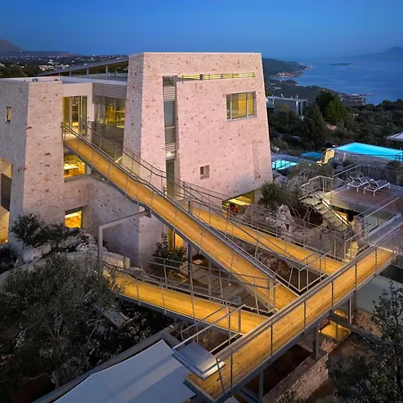 Willa New Luxury Olives & Thyme Retreat, Seaview With 2 Heated Pools Chania (Crete)