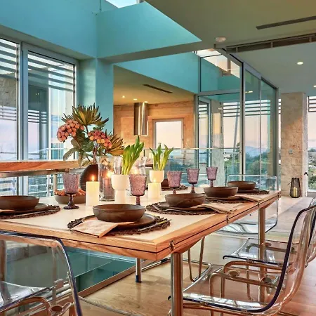 Villa New Luxury Olives & Thyme Retreat, Seaview With 2 Heated Pools *