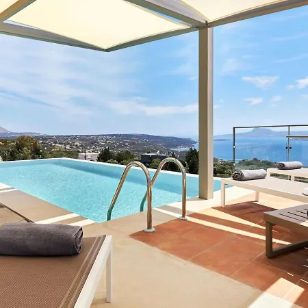 New Luxury Olives & Thyme Retreat, Seaview With 2 Heated Pools * Chania (Crete)