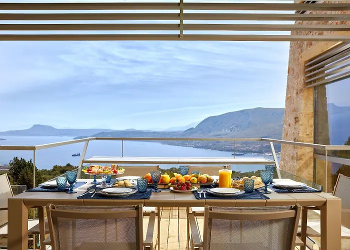 Willa New Luxury Olives & Thyme Retreat, Seaview With 2 Heated Pools Chania (Crete)